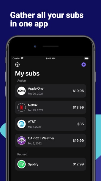 Subsee - Track Subscriptions