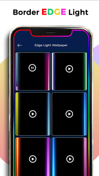 Edge Lighting Live Wallpaper - Border Edge Light
