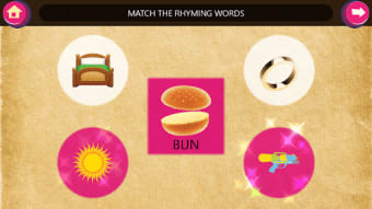 Kindergarten kids Learn Rhyming  Sight Word Games