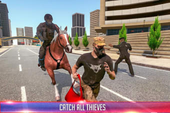 Police Horse Chase: Free Shooting Game