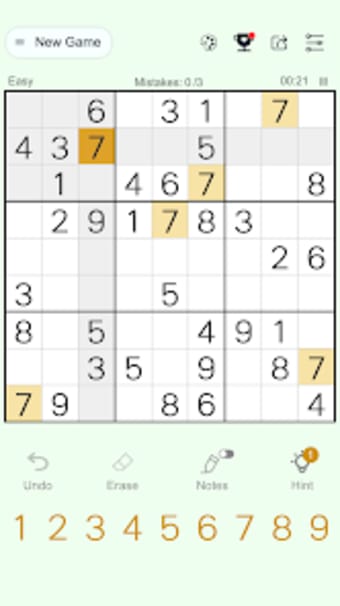 Classic Sudoku - puzzle brain