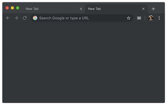 Blank New Tab Dark Mode