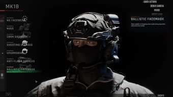 Ready Or Not Masked FAST-XP Helmet Cover - Ops-Core Visor Mod