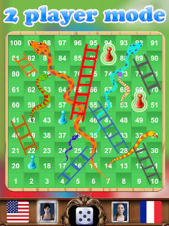 Snakes And Ladders - Dice Game : Board Game