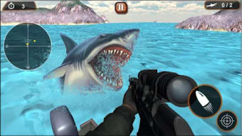 Angry Shark Sniper Hunting