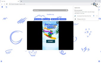 Snowboard Hero Game New Tab