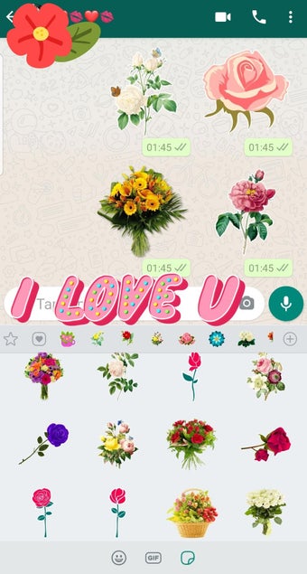 WASticker Roses Animated