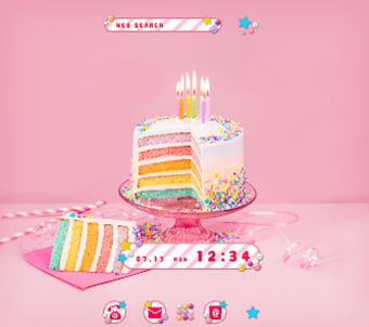 Colorful Cake Theme