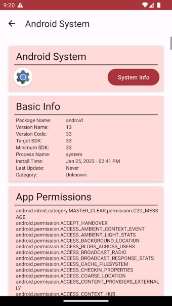 App Info Manager