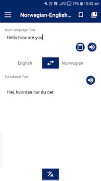 Norwegian-English  English-Norwegian translator