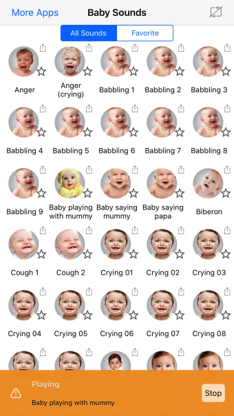 Baby Sounds: sound board of all babies sounds