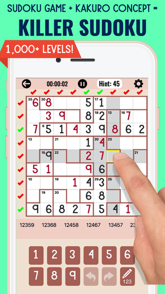 Killer Sudoku Puzzle Games