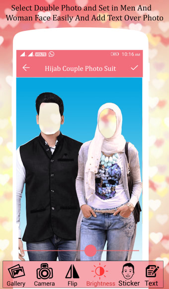 Hijab Couple Photo Suit