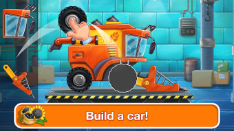 Tractor car: kids farm games