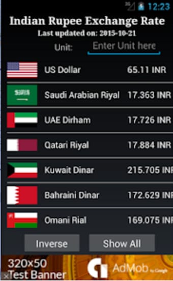 Rupee Exchange Rate