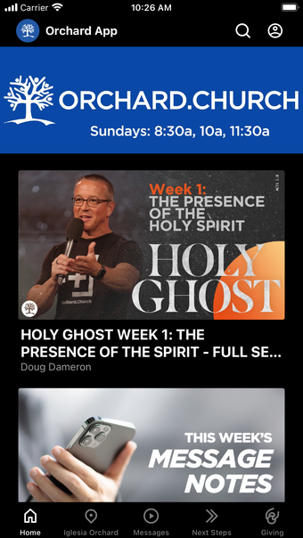 Orchard Church App