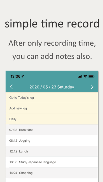 Records time Easily Timestamp
