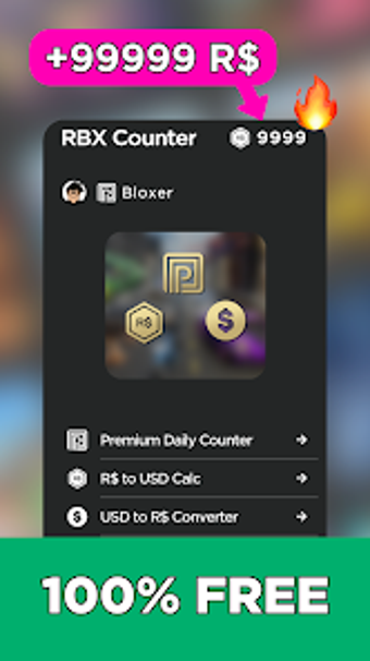 Android icin Get Robux Counter RBX Calc ndir