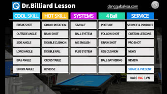 Dr. Billiards billiard lesson