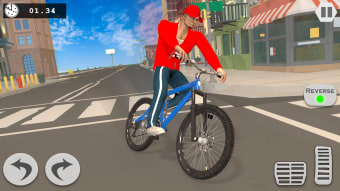 Pizza Delivery Boy Driving Sim