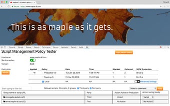 Akamai Script Management Policy Tester