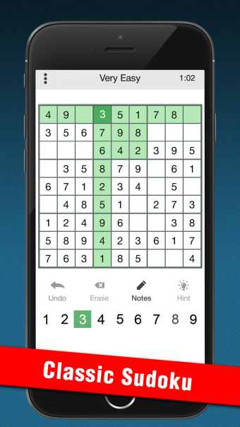 Classic Sudoku - 9x9 Puzzles