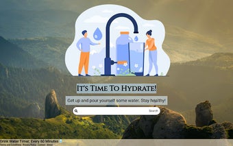 Drink Water Timer: Every 60 Minutes