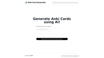 Anki Card Generator