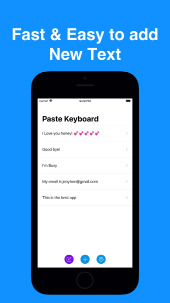 Paste Keyboard and Auto Copy