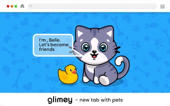 Pets on Chrome New Tab - Glimey