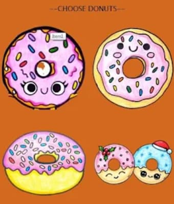 How To Draw Cute Donuts