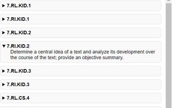 TN 7th Grade ELA Standards