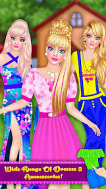 Fashion Doll - Holiday Fun Dress up  Makeover