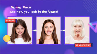 Future Time - Aging FacePalm ReadingFace Scan