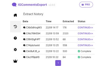 IGCommentsExport - Export IG Comment (Email)