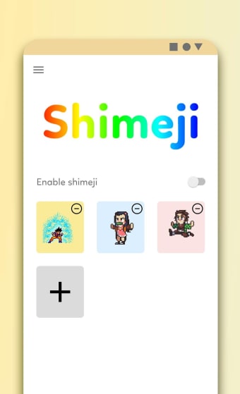 Anime Shimeji - Cool Sticker A