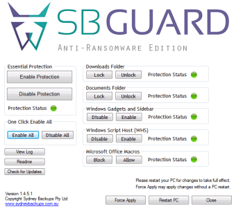 SBGuard Anti-Ransomware