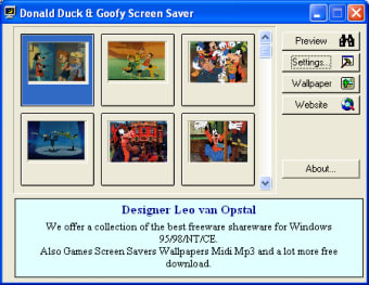 Donald Duck & Goofy Screen Saver