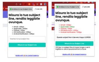 Subject Line Ruler by Loop