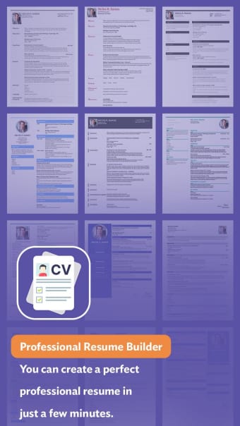 Professional Resume Builder - CV Resume Templates