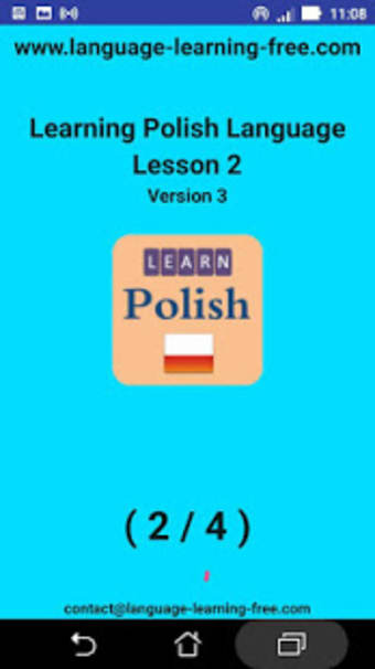 Learning Polish language lesson 2