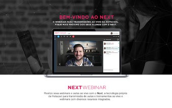 Next Webinar - Extensão Compartilhar Tela