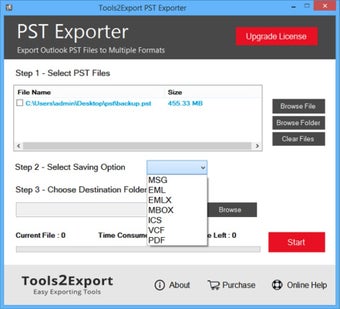 Tools2Export PST Exporter