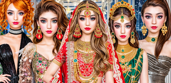 Indian Bridal:Princess Dressup