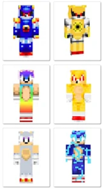 Soniic Skins For Minecraft
