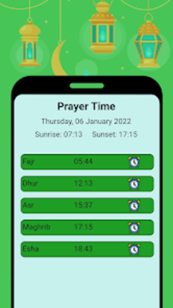 Auto Azan Alarm Prayer Times