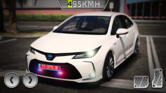 Speed Toyota Corolla Driving