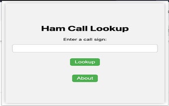 Ham Call Lookup