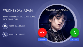 Wednesday Addams  Fake Call