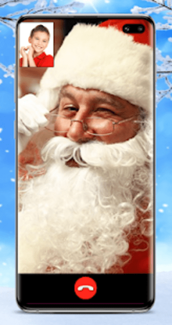 Talk with Santa Claus on video call prank